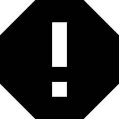 Octagon Exclamation Editable Svg Line Art, Free Vectors File
